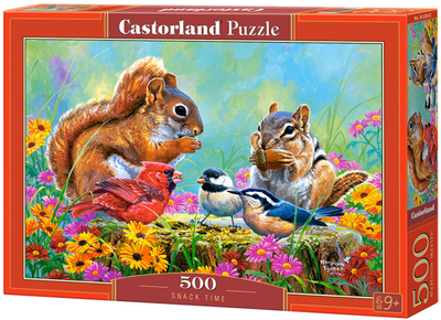 Puzzle Castorland Wiewiórki Snack Time 500 elementów (5904438053612)