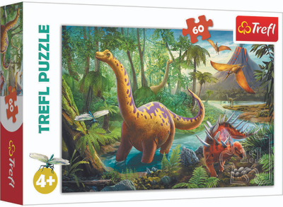 Puzzle Trefl Wędrówki dinozaurów 60 elementów (5900511173192)