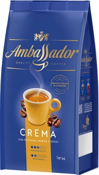 Кофе в зернах Ambassador Crema 1000 г (8720254649665)