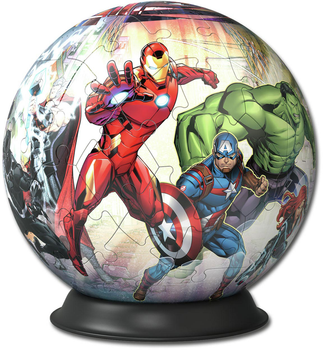 3D Пазл Ravensburger Куля Marvel Avengers 72 елементи (4005556114962)