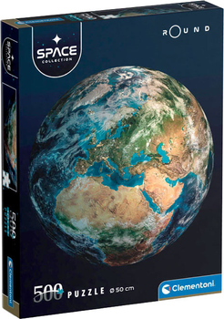 Puzzle okrągłe Clementoni Space Collection 500 elementów (8005125351527)