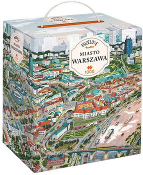 Puzzle CzuCzu Puzzlove Miasto Warszawa 1000 elementów (5902983492290)