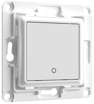 Настінний вимикач Shelly "Wall Switch 1" однокнопковий білий (3800235266175)