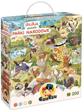 Puzzle Czuczu Dzikie Parki Narodowe 200 elementów (5902983492498)