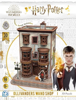 Настольная игра 4d Puzz Магазин волшебных палочек Оливандера Пазл 3d (Ollivander Wand Shop Set 3d puzzle)