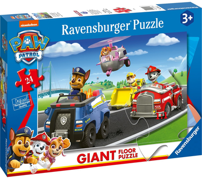 Puzzle Ravensburger Paw Patrol Giant 37 x 27 cm 24 elementy (4005556030897)