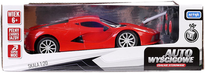 Samochód zdalnie sterowany Artyk Funny Toys for Boys Auto RC TFB Wyscigowe Czerwony 20 cm (5901811131431)