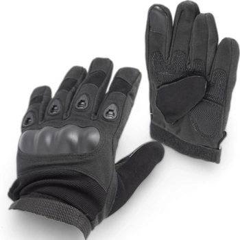 Тактичні рукавички з пальцями 9004_L_Black