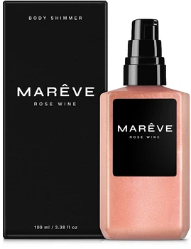 Парфумоване молочко для тіла з шиммером "Rose Wine" - MAREVE 100ml (100ml) (1052787-1399418-2)