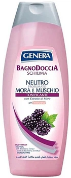 Гель для душа и ванны с ежевикой и мускусом - Genera Bagno Doccia Shower Gel 1000ml (1305031-150535)