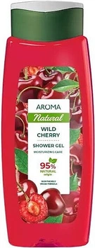 Гель для душу "Дика вишня" - Aroma Natural Shower Gel 400ml (1108560-1478057-2)