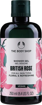Гель для душу з британською трояндою - The Body Shop British Rose Vegan 250ml.