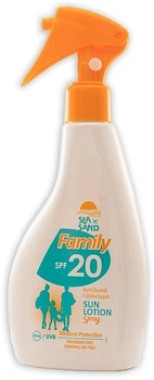 Сонячний лосьйон для всієї родини SPF20 - Madis Sea n Sun Family Sun Lotion SPF20 220ml (220ml) (1023265-1355281-2)
