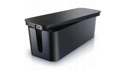 Органайзер для кабелей с крышкой Interlook M 31 cm x 13 cm x 12,5 cm Черный