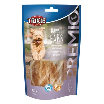 Лакомство для собак Trixie Premio Rabbit Ears с кроличьими ушами и филе курицы 80 г