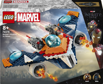 Zestaw klocków Lego Super Heroes Warbird Rocketa vs. Ronan 290 części (76278)