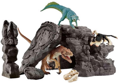 Zestaw do gier Schleich Dinosaurs Dino z jaskinią (4059433574189)