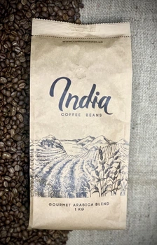 Кава в зернах Coffeemaster India Gourmet Blend 1 кг