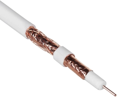 Kabel koncentryczny Maclean RG6 100 m White (5902211114192)