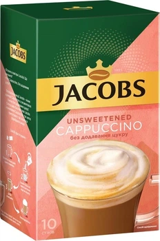 Напиток кофейный растворимый Jacobs Unsweetened Cappuccino 14 г х 10 шт
