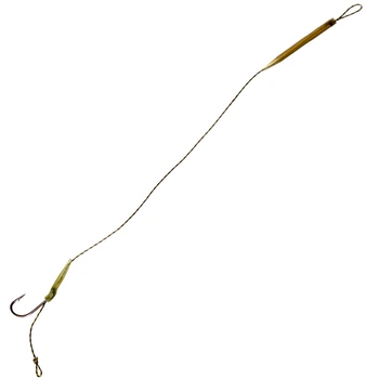 Повідець з гачком з ледаркою Carp Pro LS №6 CP4886