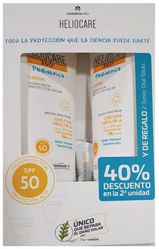 Krem przeciwsłoneczny Heliocare Pediatrics Lotion SPF 50 2 x 200 ml (8436574362978)