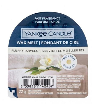 Wosk zapachowy Yankee Candle Wax Melt Fluffy Towels 22 g (5038581142487)