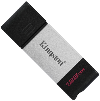 Флеш пам'ять USB Kingston DataTraveler 80 128GB USB Type-C (740617306422)