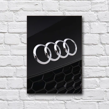 Деревянный постер «Audi» 210х297 мм