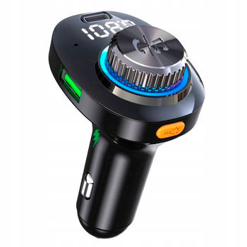 Автомобільний FM ФМ-модулятор Terra С18, Bluetooth 5.0, трансмітер, швидке заряджання