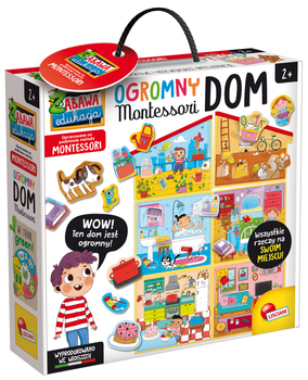 Zabawka edukacyjna Lisciani Montessori Ogromny dom (8008324094028)