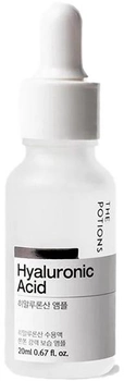 Serum do twarzy The Potions Hyaluronic Acid Ampoule nawilżające z kwasem hialuronowym 20 ml (8809631801305)