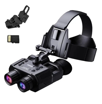 Бинокль ночного видения Dsoon NV8000 Night Vision (до 400м в темноте) с креплением на голову + адаптер FMA L4G24 + карта 64Гб