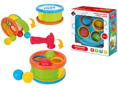 Інтерактивна іграшка Askato Drum Breaker With Balls (6901440110547)