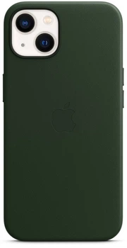 Чохол шкіряний Wave Premium AAA Leather Case with MagSafe для Apple iPhone 13 Sequoia Green