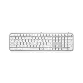 Клавiатура бездротова Logitech MX Keys S Pale Grey (920-011588)