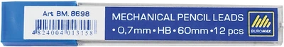 Стержни Buromax для механических карандашей 0.7 мм 12 штук (BM.8698)