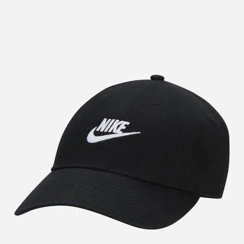 Кепка Nike CLUB CAP U CB FUT WSH L FB5368-011 S/M Чорний/Білий (0196606810751)