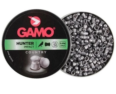 Кулі GAMO Hunter 250 шт. кал. 4.5, 0.49 гр.