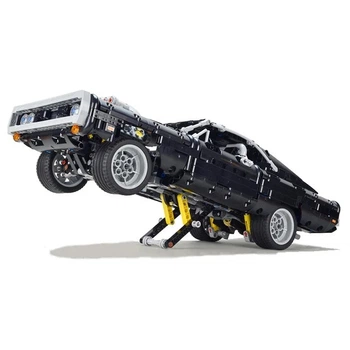 Модель Dodge Charger из блоков 1077 шт. для сборки Черный (sv3562)