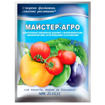 Удобрение Майстер-агро для томатов, перца и баклажанов 100г