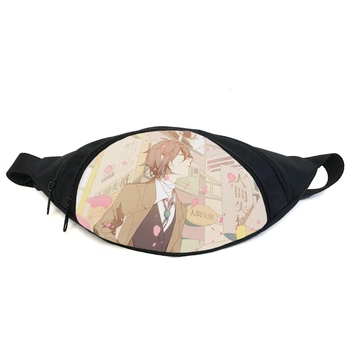 Поясная сумка бананка Бродячие псы Bungou stray dogs (GB BSD 015) Gear Bag черная