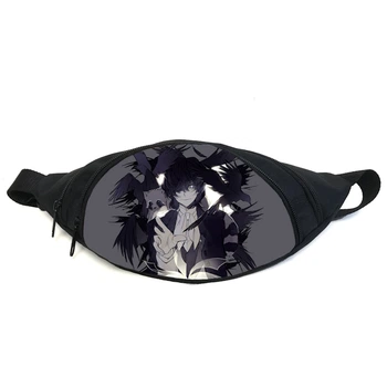 Поясная сумка бананка Бродячие псы Bungou stray dogs (GB BSD 037) Gear Bag черная