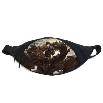 Сумка бананка Геншин Genshin impact (GB GI 018) Gear Bag чорна