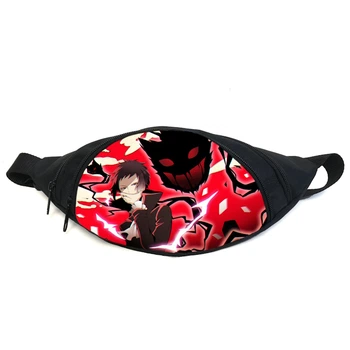Поясная сумка бананка Бродячие псы Bungou stray dogs (GB BSD 018) Gear Bag черная