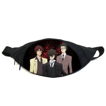 Поясная сумка бананка Бродячие псы Bungou stray dogs (GB BSD 036) Gear Bag черная