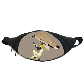 Поясная сумка бананка Бродячие псы Bungou stray dogs (GB BSD 013) Gear Bag черная