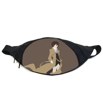 Поясная сумка бананка Бродячие псы Bungou stray dogs (GB BSD 039) Gear Bag черная
