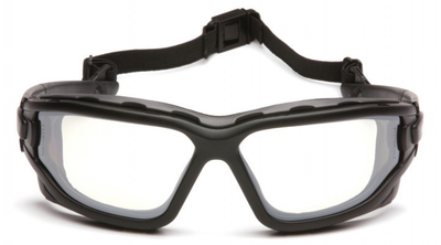 Тактичні окуляри Pyramex i-Force Slim із ущільнювачем Anti-Fog дзеркальні напівтемні