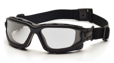 Тактичні окуляри Pyramex i-Force XL із ущільнювачем Anti-Fog прозорий